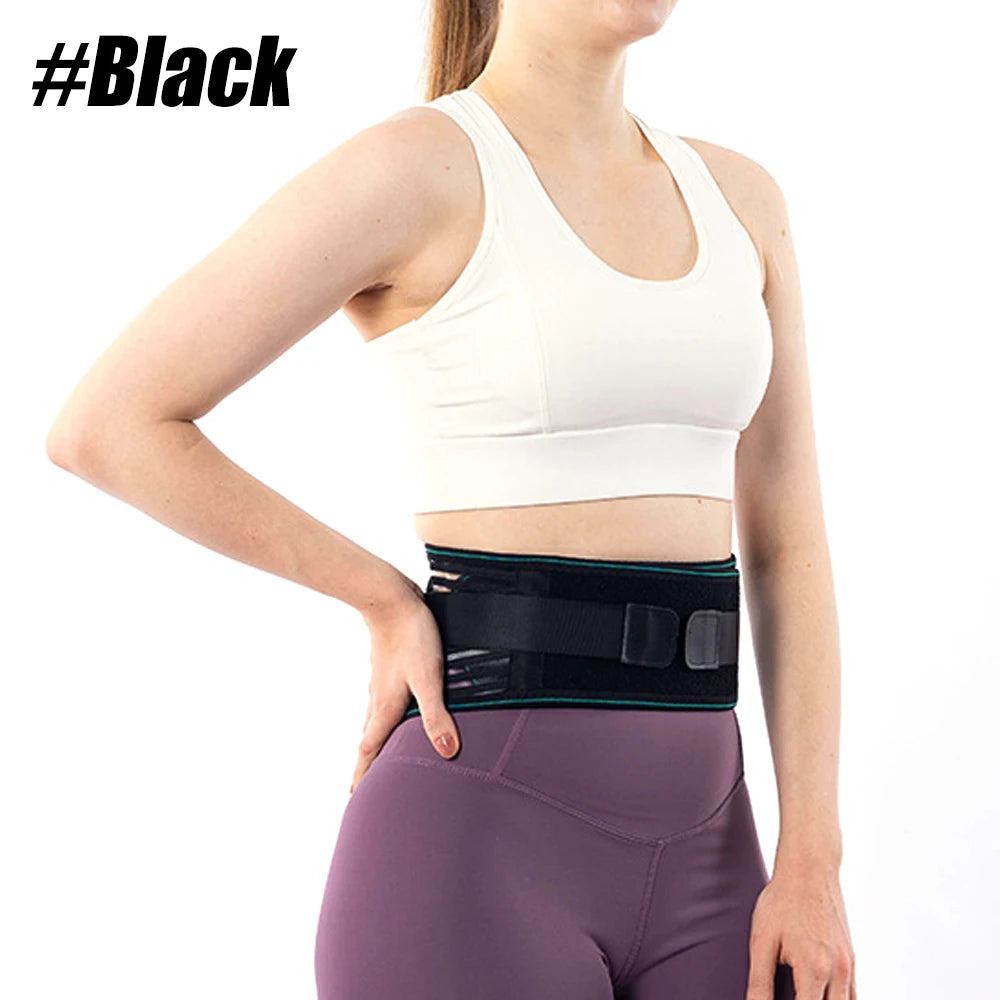 Adjustable Lumbar Support Brace - Dual-Strap Compression, Breathable