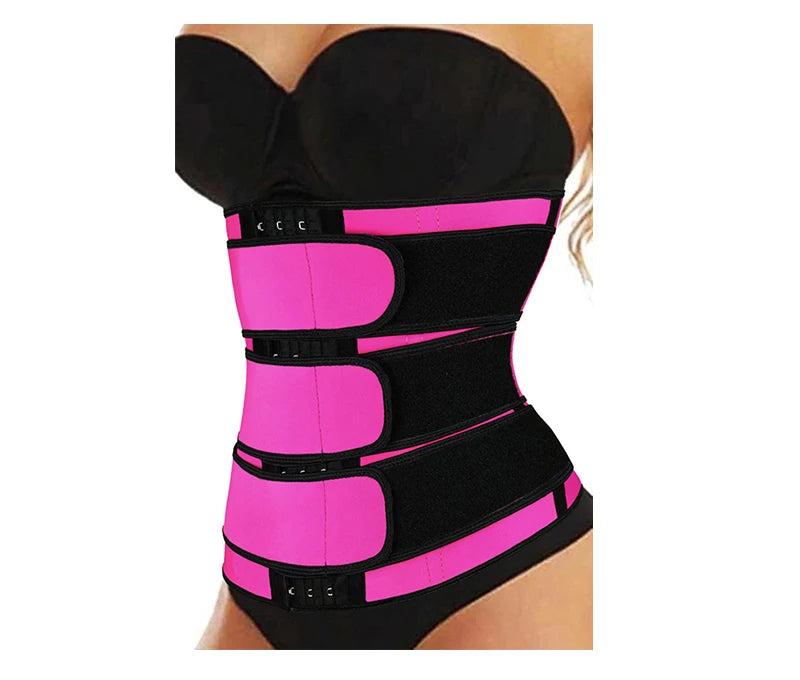 Triple Belt Waist Trainer - Tummy Control Shaperwear for Women