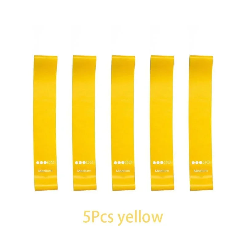 TPE Flat Resistance Loop Bands - 5-Piece Set