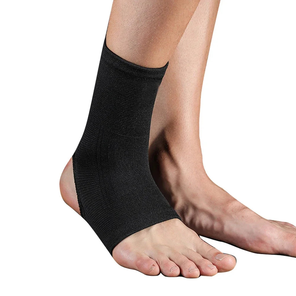 Breathable Ankle Compression Sleeve - Open-Heel Support Brace