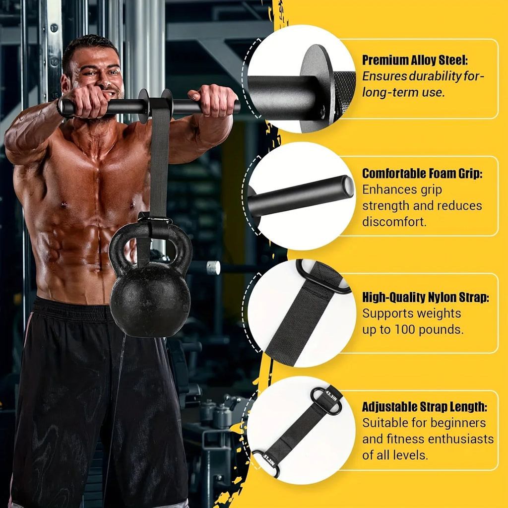 Adjustable Forearm Wrist Roller - Resistance Strength Trainer