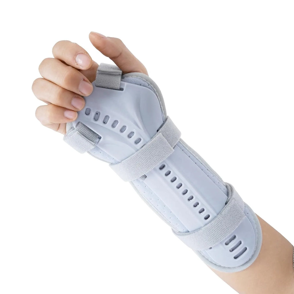 Wrist Splint Brace - Rigid Immobilizing Support, Adjustable Fit