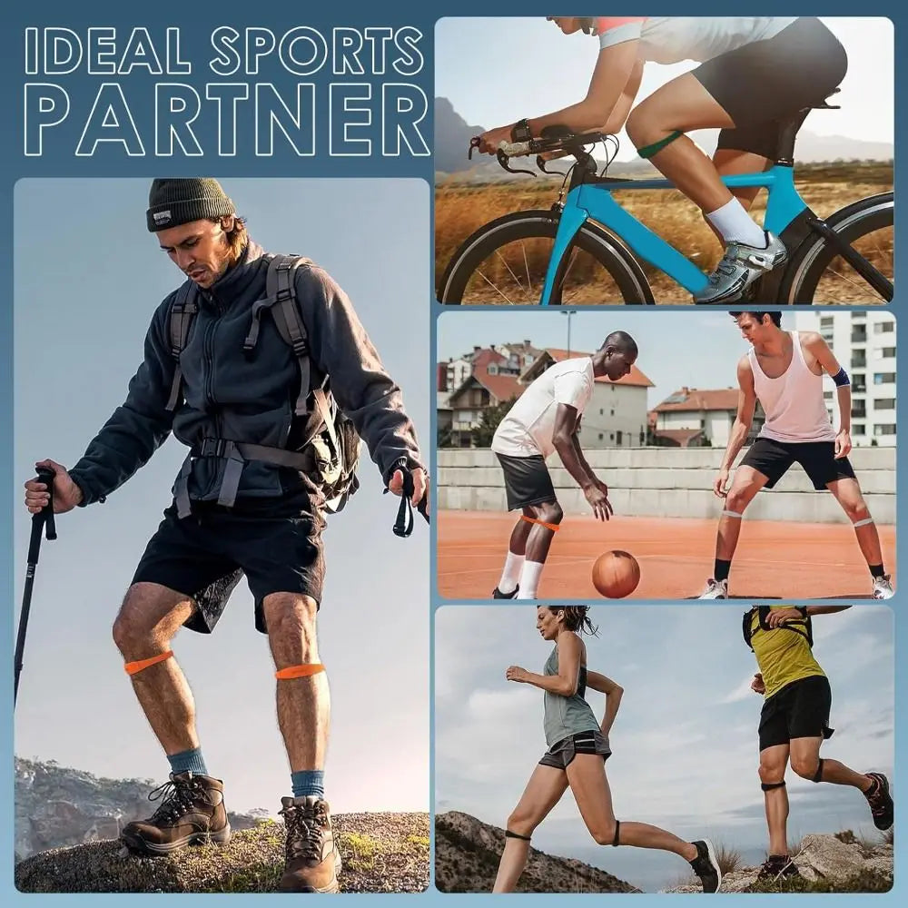 Silicone Patella Tendon Strap - Adjustable Support Band