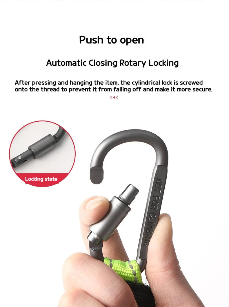 MarkhorAthletics™ 2PCS Heavy Duty Aluminium Alloy Hooks for Motorcycle, E-Bike, Scooter & Outdoor Use