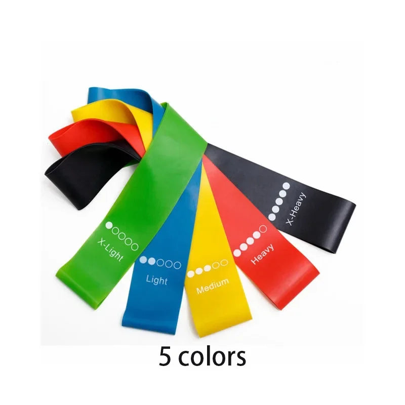 TPE Flat Resistance Loop Bands - 5-Piece Set