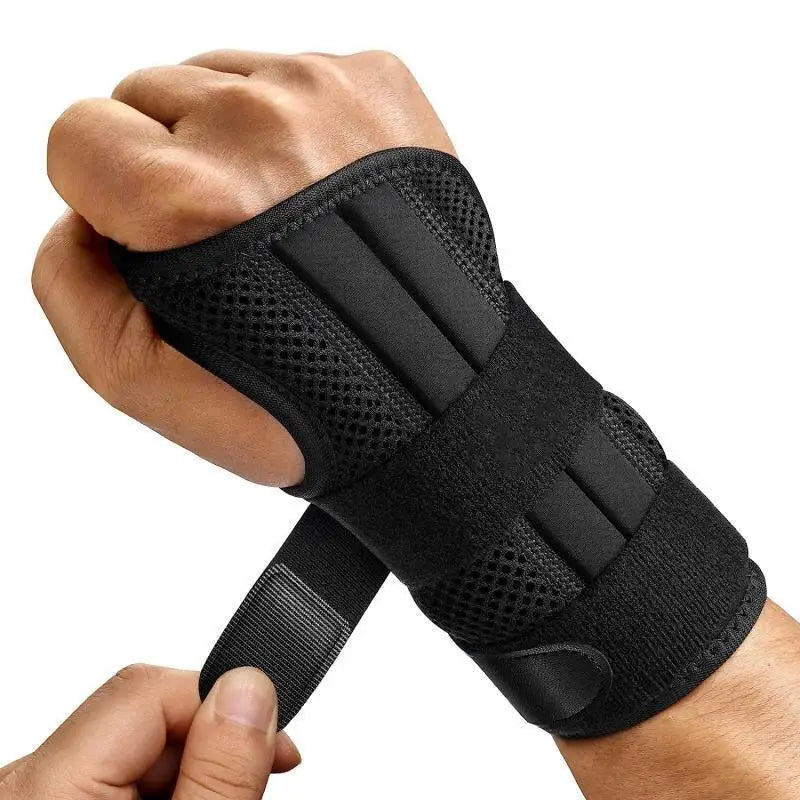Wrist Stabilizer Brace with 3 Rigid Stays - Adjustable Support Splint