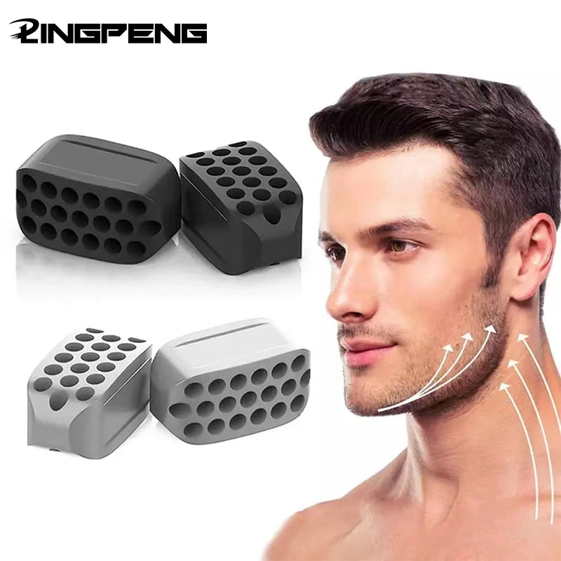 Silicone Jaw Exerciser – Reusable Jaw & Facial Muscle Trainer