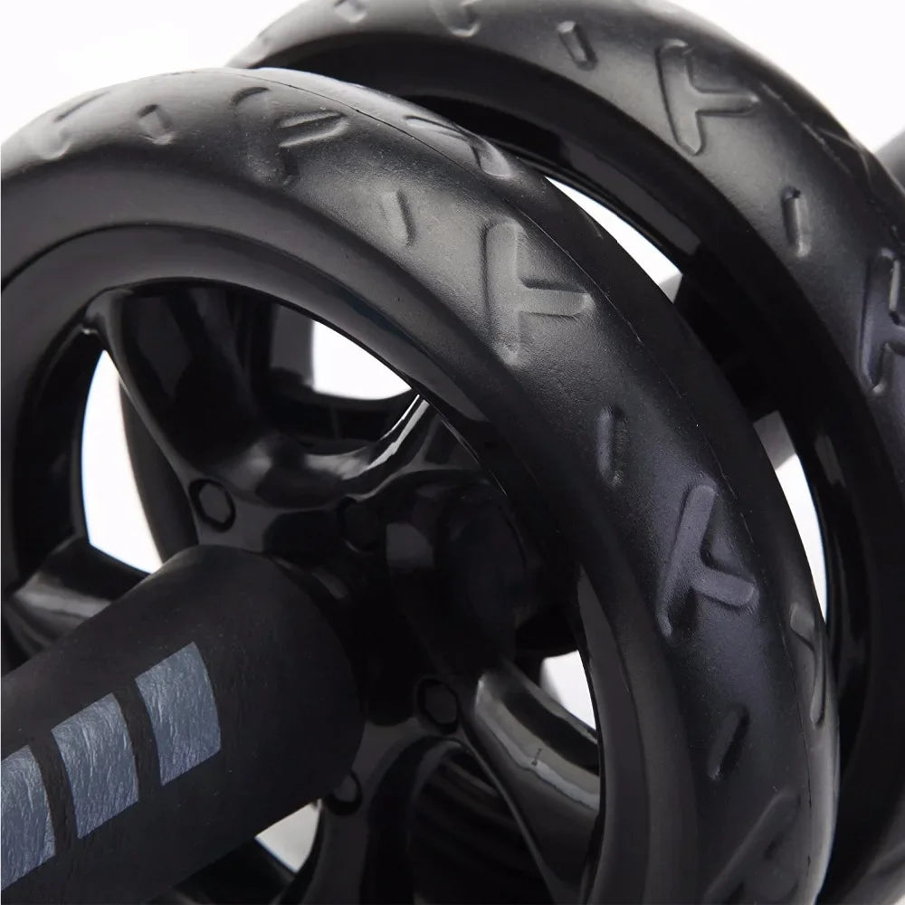 Double Wheel Ab Roller - 15cm Wheels with Knee Mat