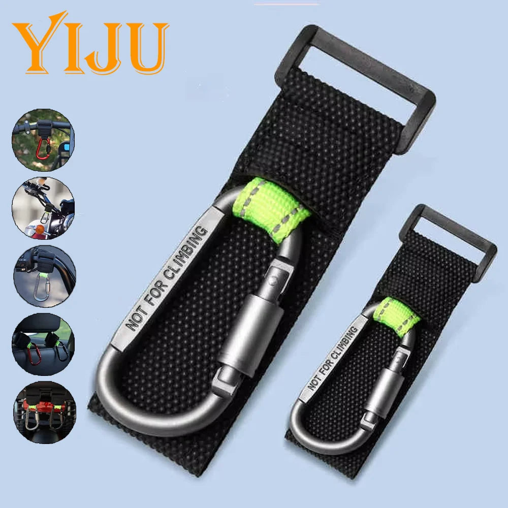 MarkhorAthletics™ 2PCS Heavy Duty Aluminium Alloy Hooks for Motorcycle, E-Bike, Scooter & Outdoor Use