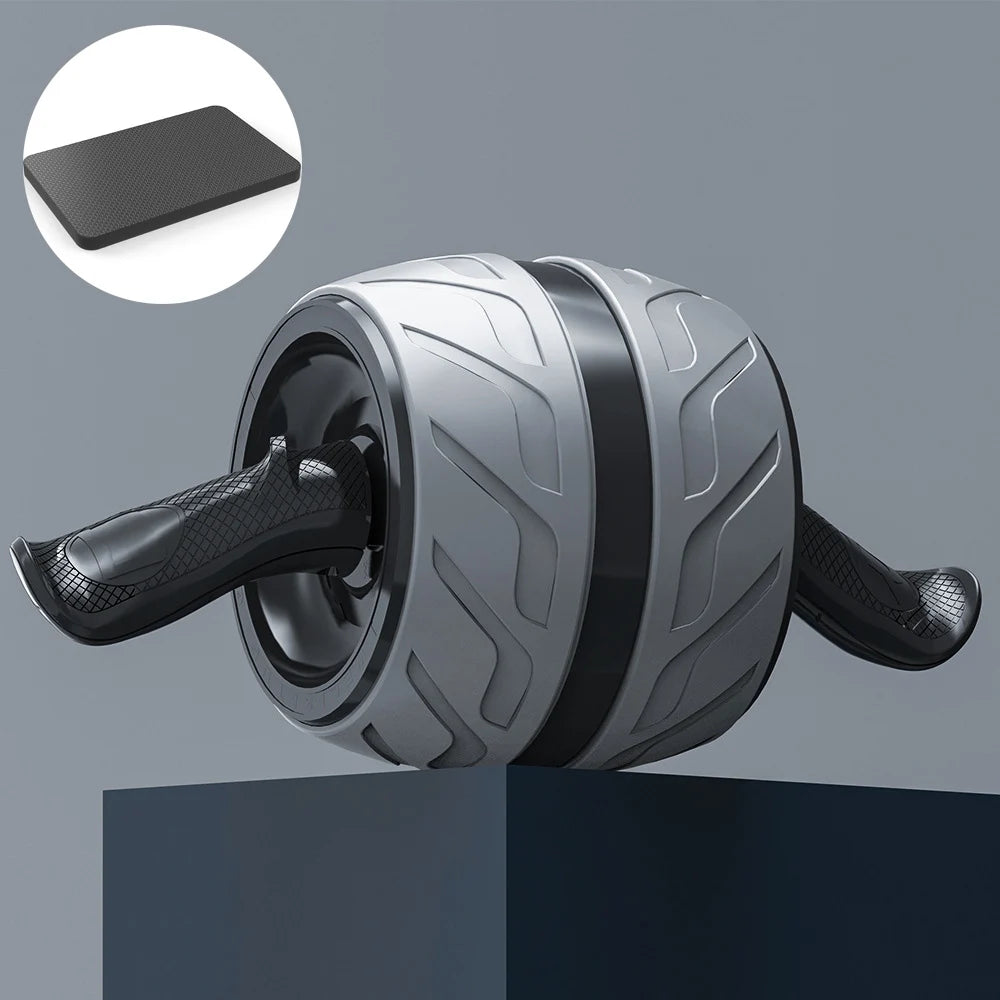 Rebound Ab Roller - Wide Wheel Core Trainer with Knee Mat
