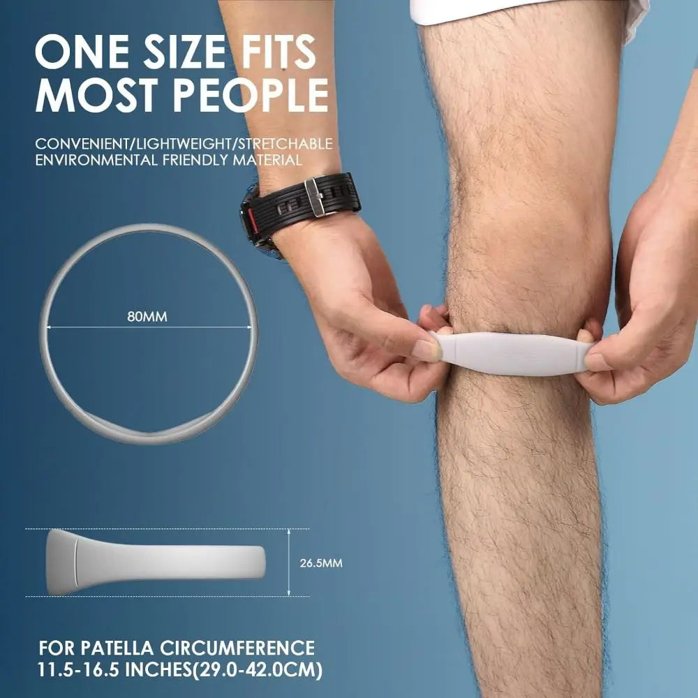 Silicone Patella Tendon Strap - Adjustable Support Band