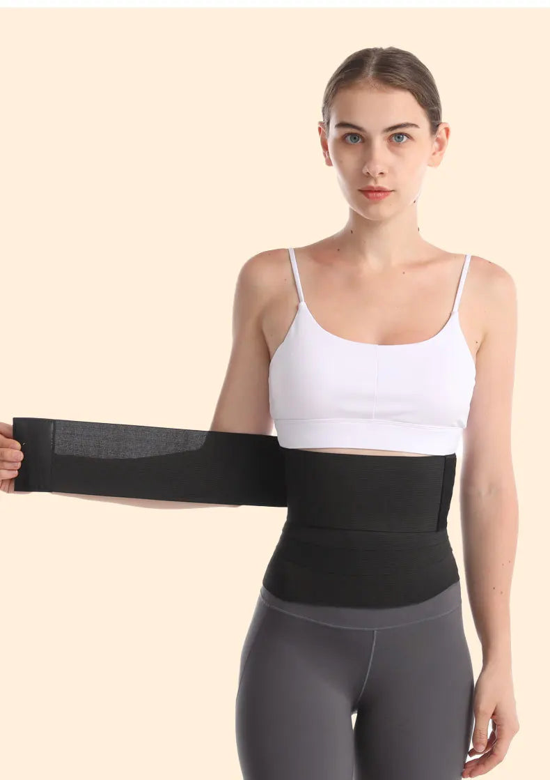 Waist Bandage Wrap Trainer - Firm Compression Tummy Wrap Belt