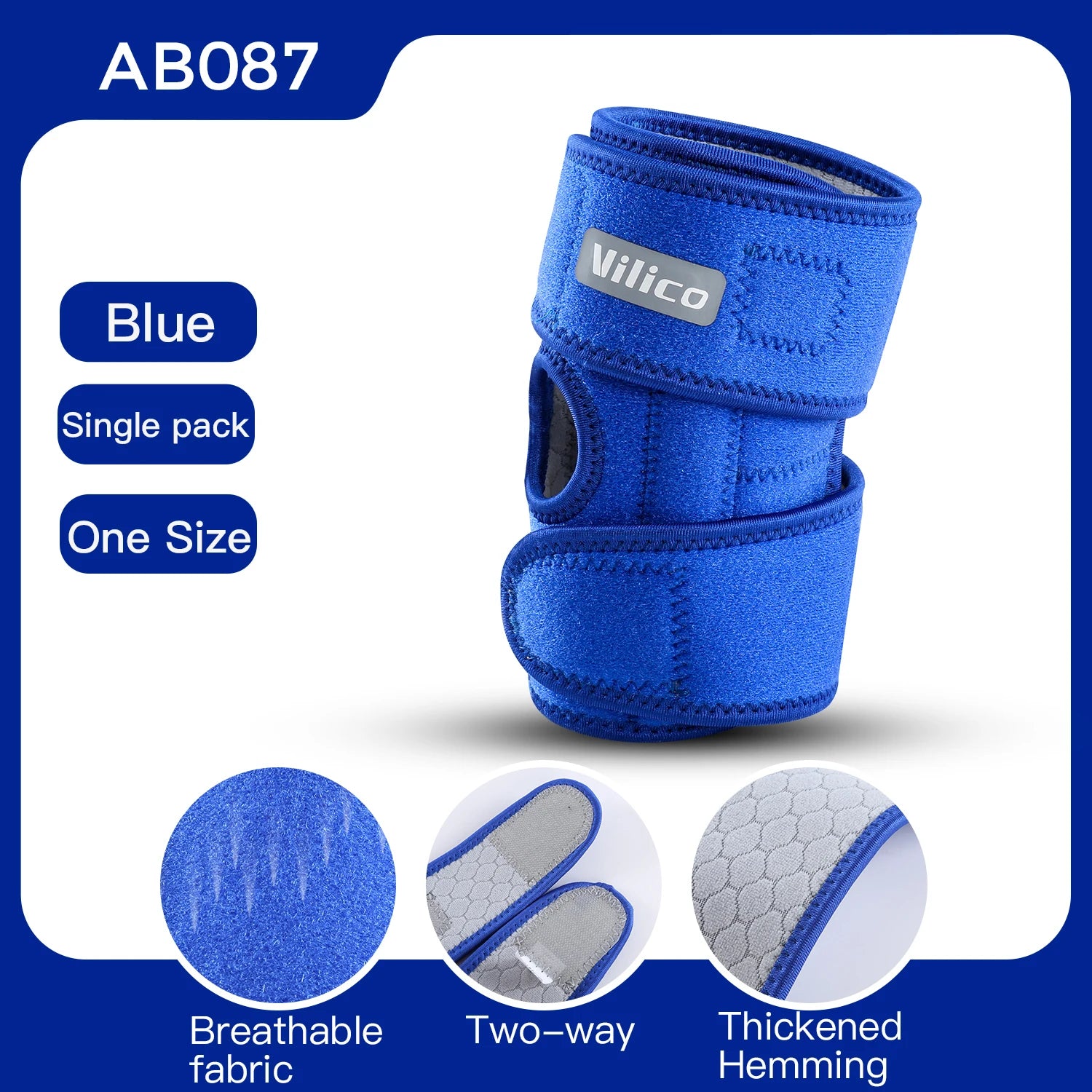 MarkhorAthletics™ 1 Piece Adjustable Elbow Support Brace