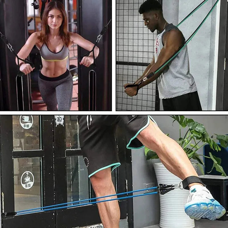 Resistance Tube Band with Handles – Pull Rope Trainer