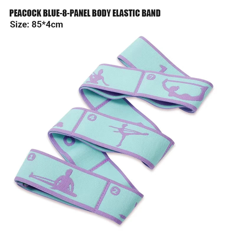 Multi-Section Yoga Stretch Strap - Ballet & Dance Flexibility Band