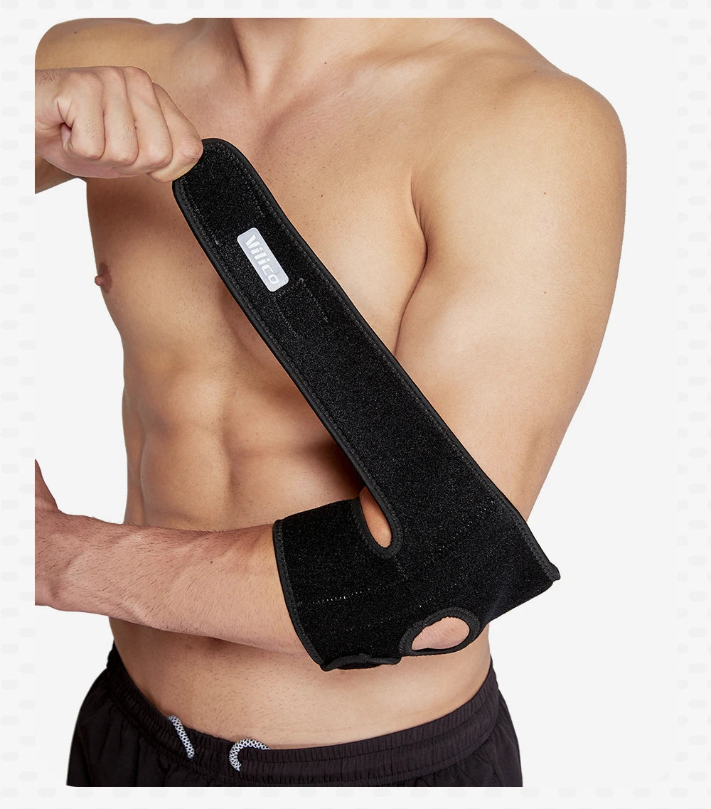 MarkhorAthletics™ 1 Piece Adjustable Elbow Support Brace