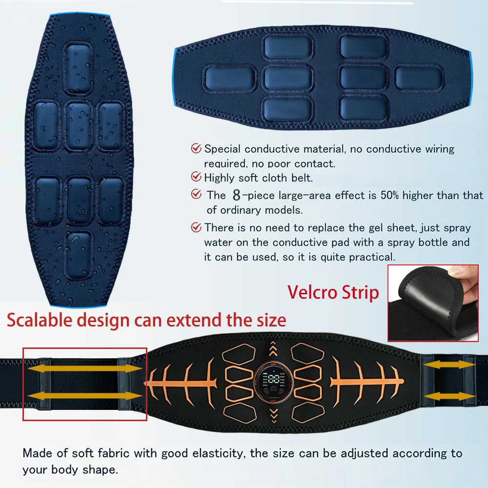 MarkhorAthletics™ Smart Muscle Toner Abdominal Toning Belt