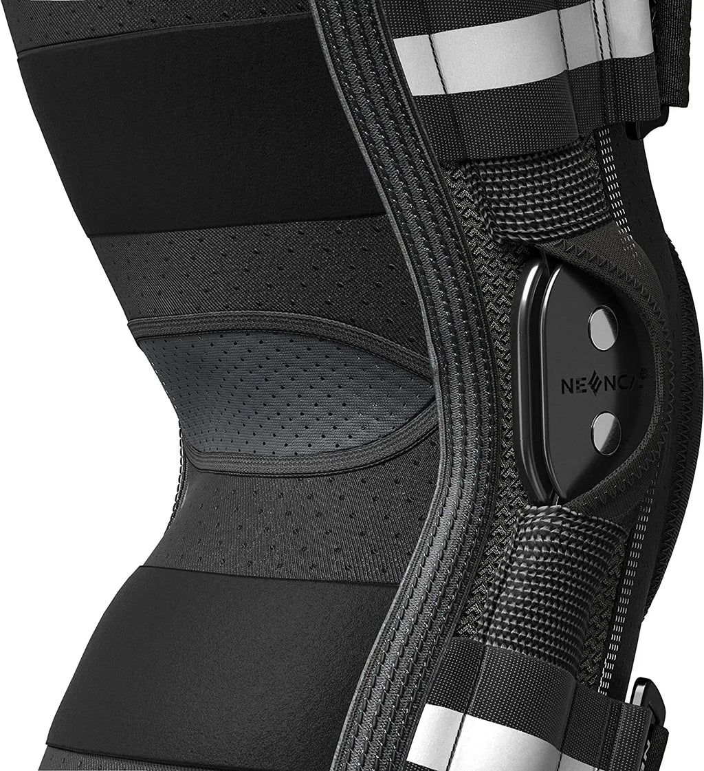 MarkhorAthletics™ Hinged Knee Brace for Knee Pain - Pain Relief