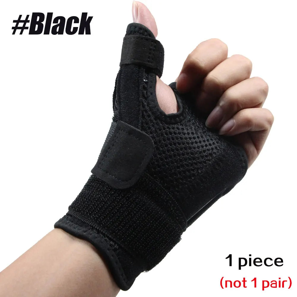 Thumb Spica Wrist Splint - Rigid Support Brace, Adjustable Fit