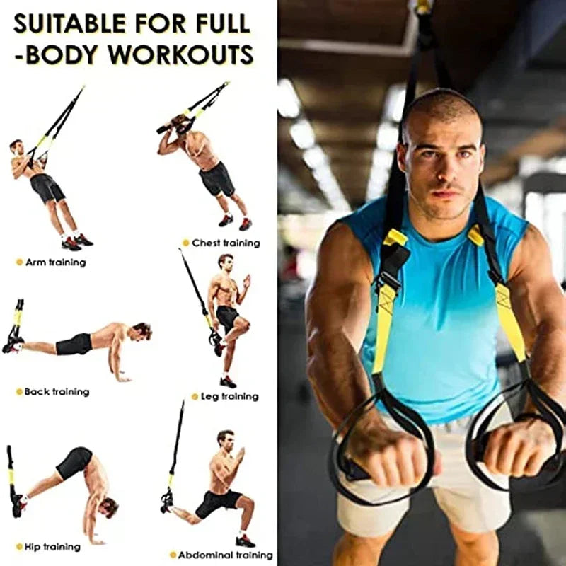 Suspension Training Straps – Full Body Home Workout System
