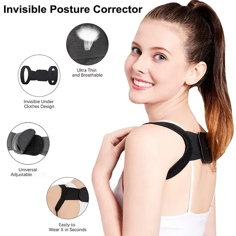 Adjustable Shoulder Posture Belt - Back Support Corrector
