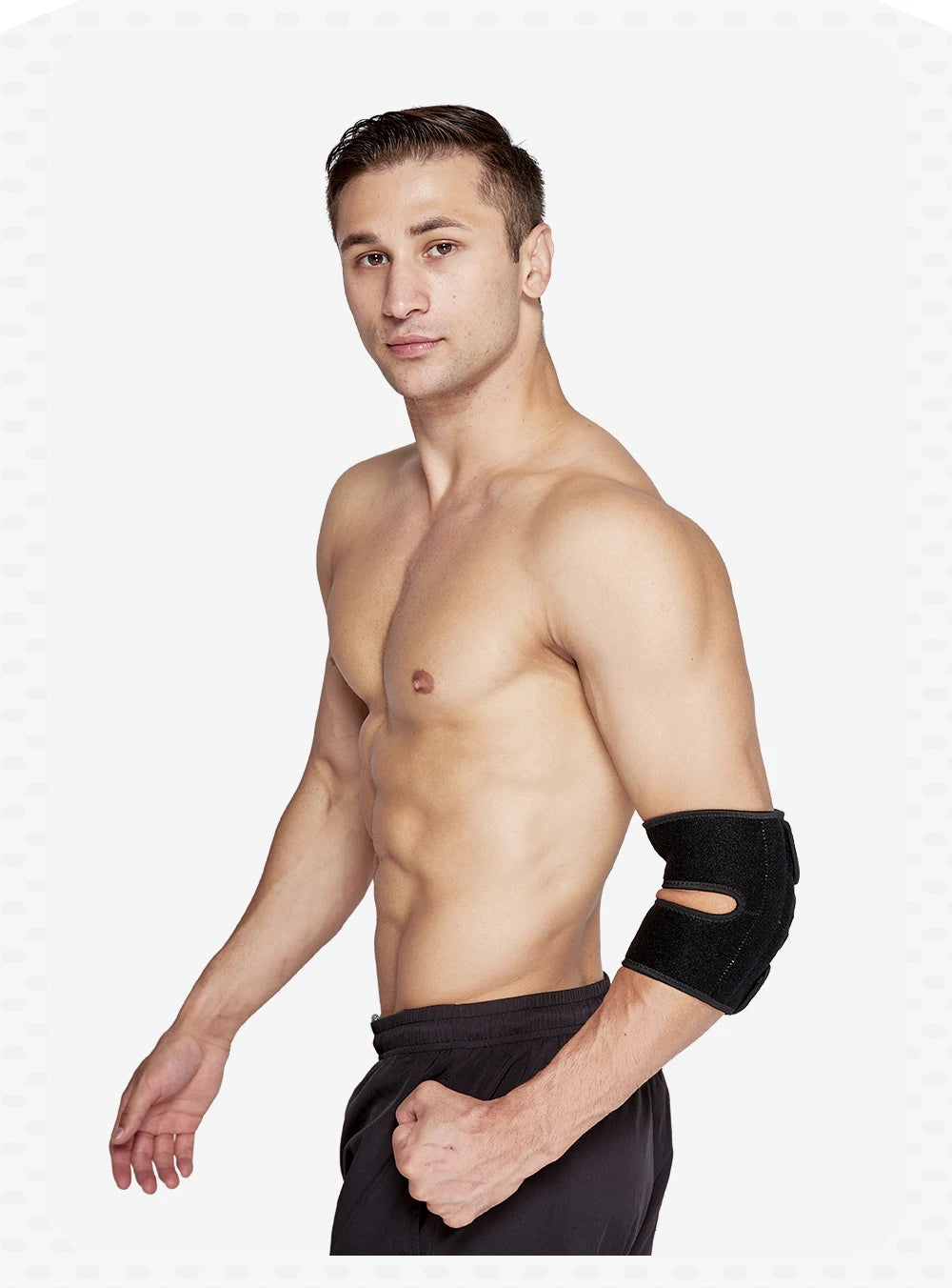 MarkhorAthletics™ 1 Piece Adjustable Elbow Support Brace