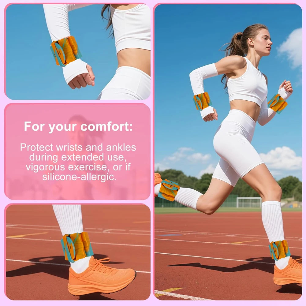 Adjustable Ankle & Wrist Weights – 990g Set