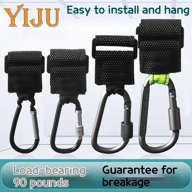 MarkhorAthletics™ 2PCS Heavy Duty Aluminium Alloy Hooks for Motorcycle, E-Bike, Scooter & Outdoor Use