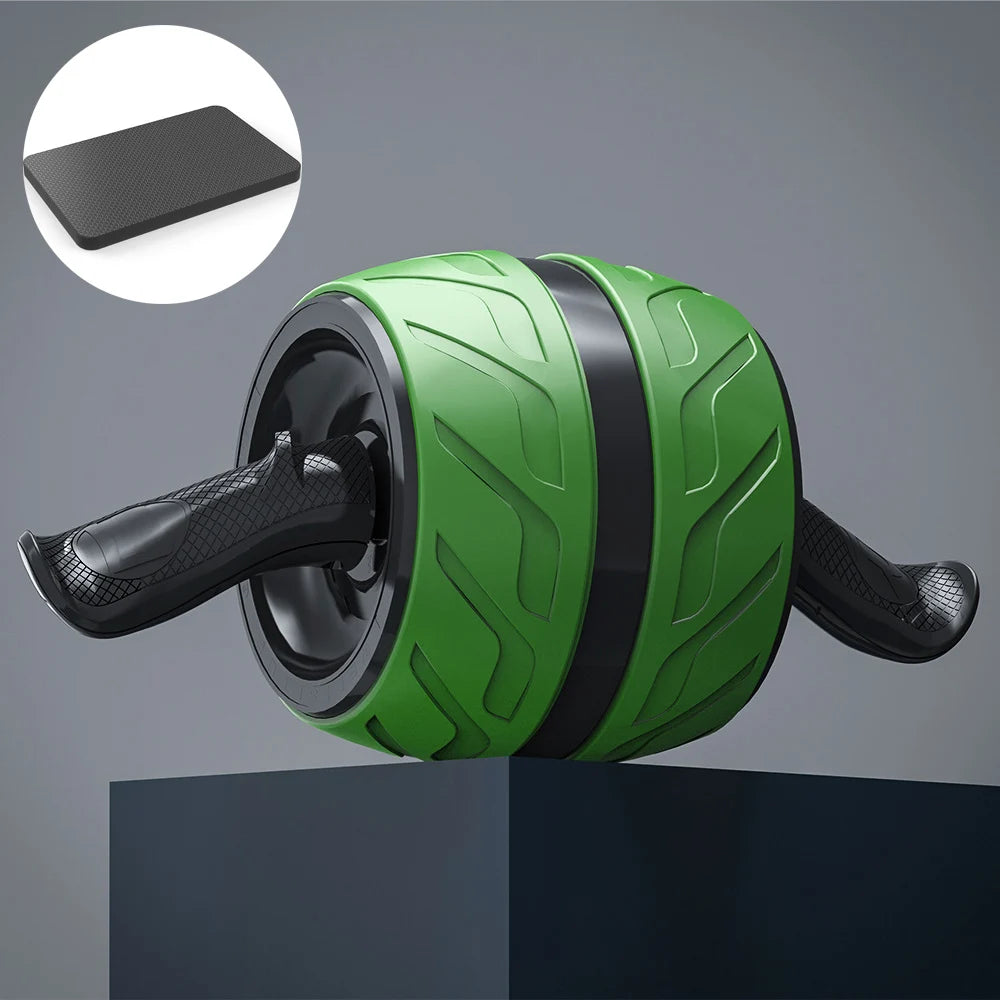 Rebound Ab Roller - Wide Wheel Core Trainer with Knee Mat