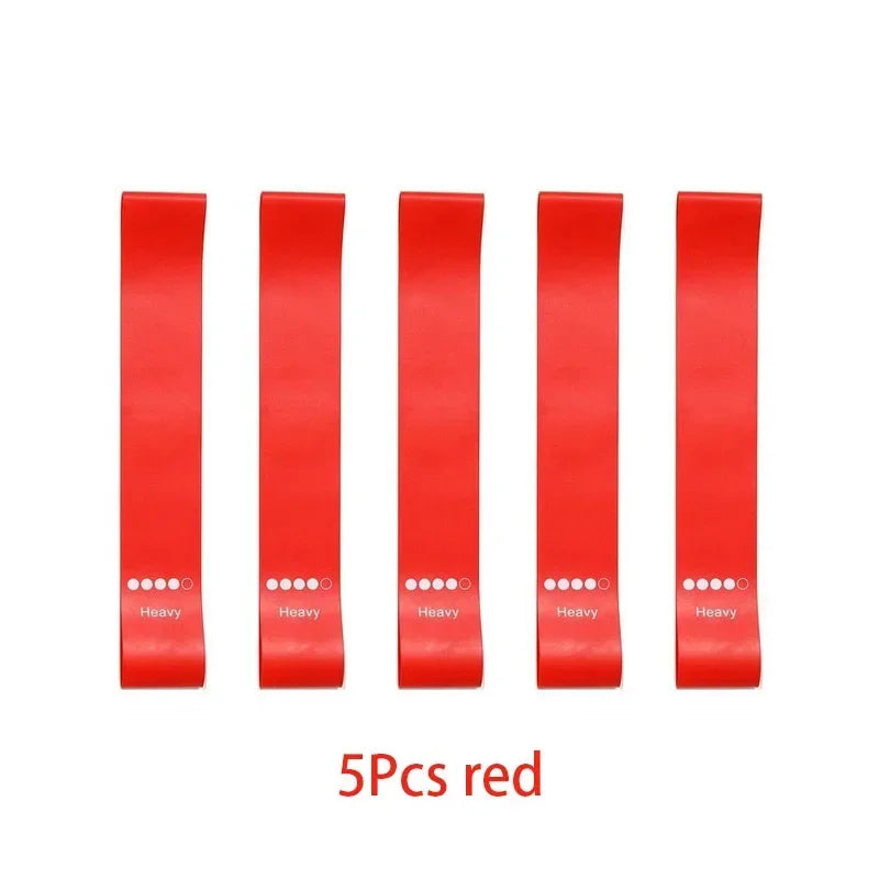 TPE Flat Resistance Loop Bands - 5-Piece Set