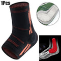 Toeless Ankle Sleeve with Silicone Gel Cushion - Anti-Slip Grip