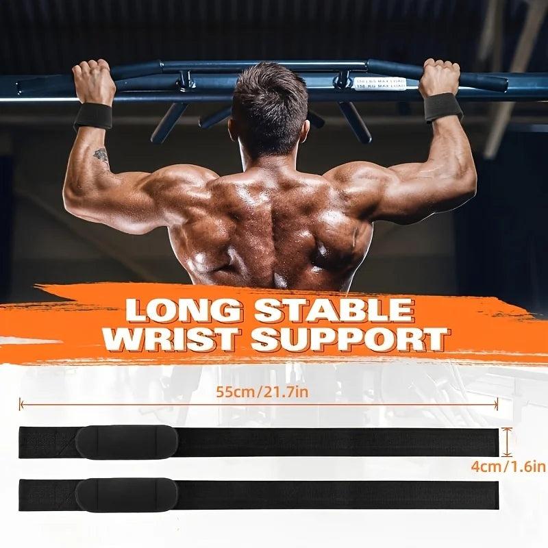 Weight Lifting Straps - Heavy-Duty Grip Support for Deadlifts & Rows