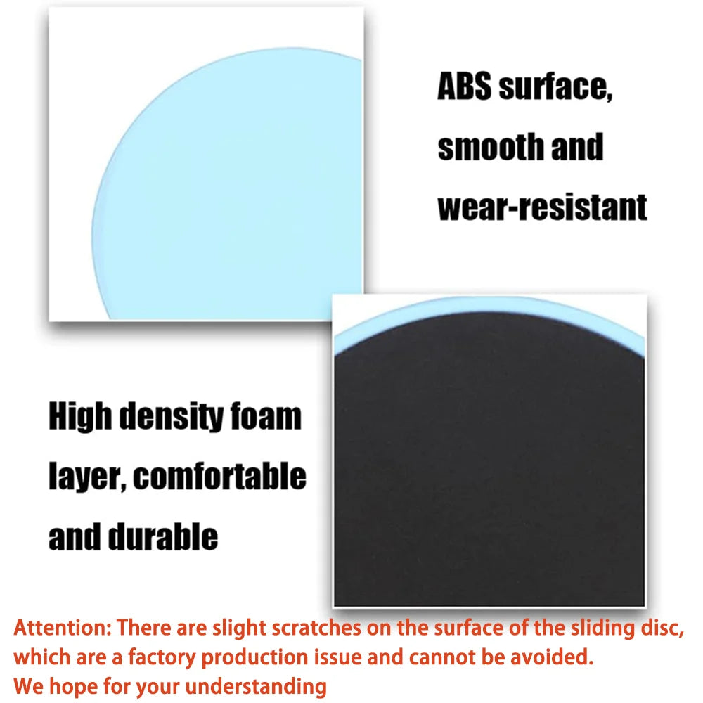 MarkhorAthletics™ High Quality Yoga Fitness Sliding Discs/Pads