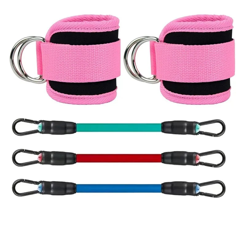 Ankle & Hip Resistance Bands – Booty Band Set with Ankle Straps