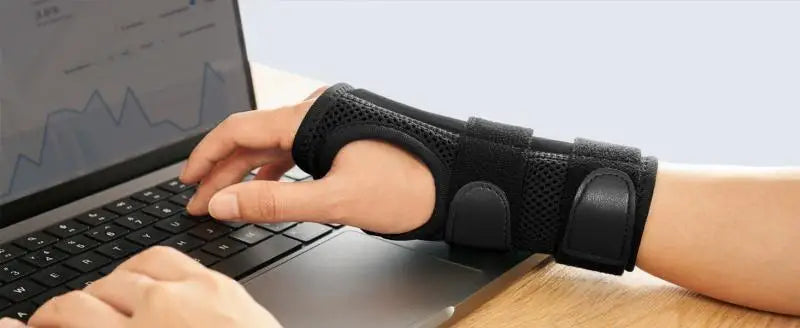 Wrist Stabilizer Brace with 3 Rigid Stays - Adjustable Support Splint