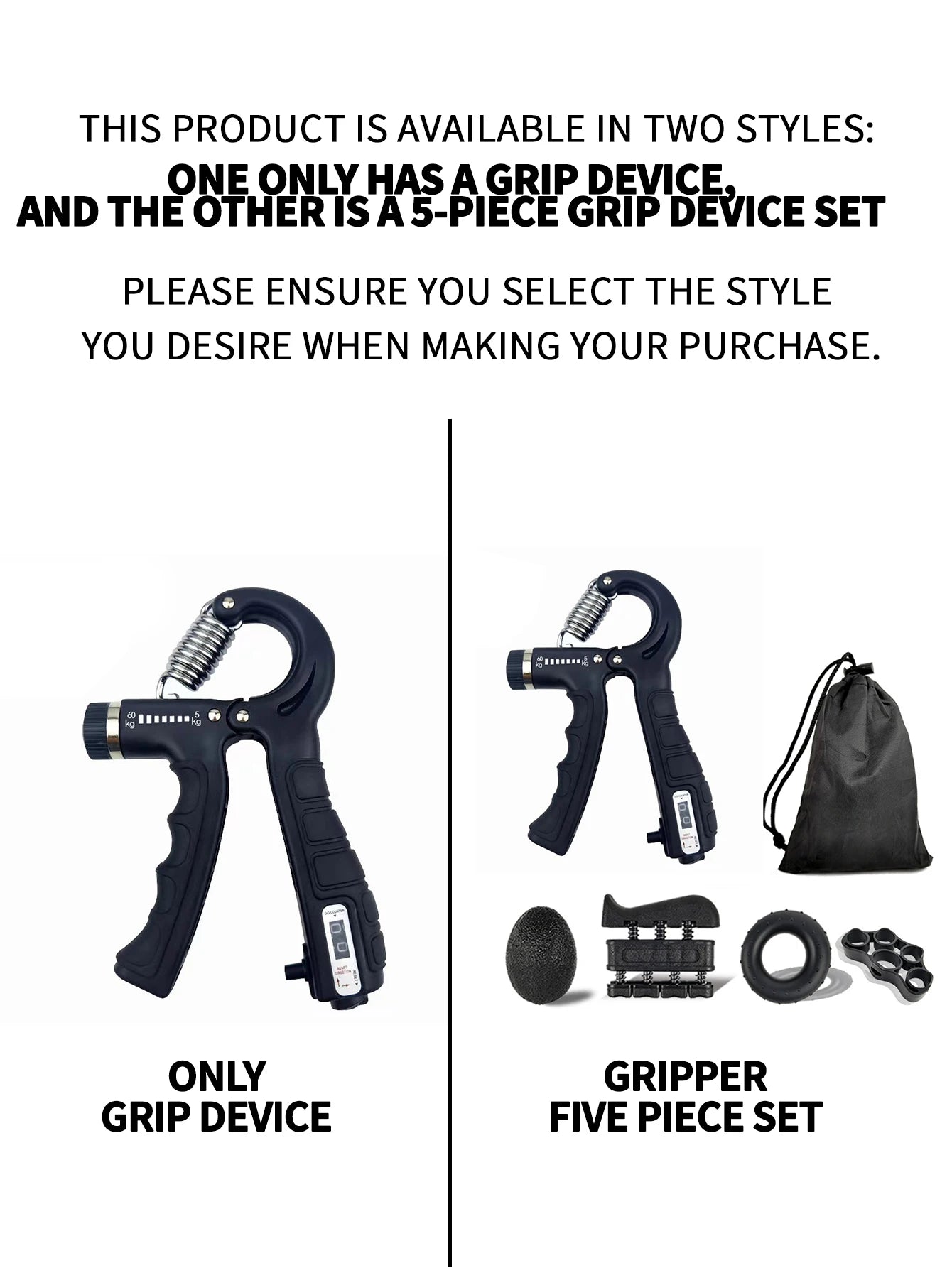 MarkhorAthletics™ Adjustable Finger And Forearm Strengthening Kit