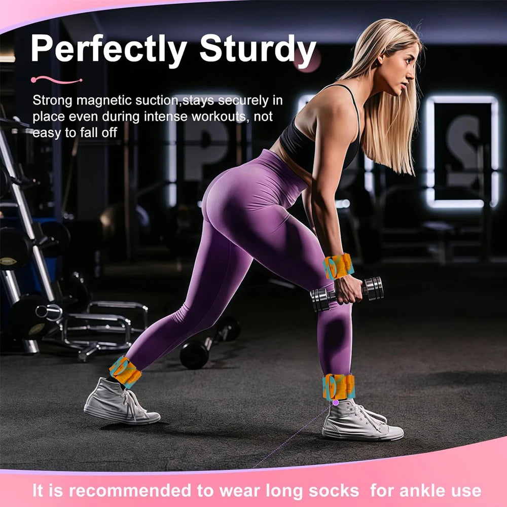 Adjustable Ankle & Wrist Weights – 990g Set