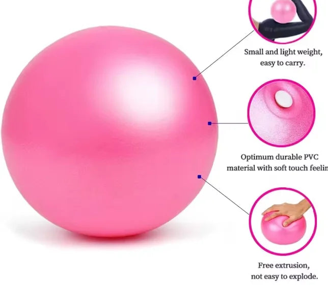 25cm Mini Pilates Ball - Core & Balance Exercise Ball