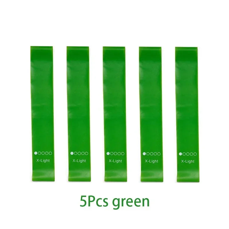 TPE Flat Resistance Loop Bands - 5-Piece Set