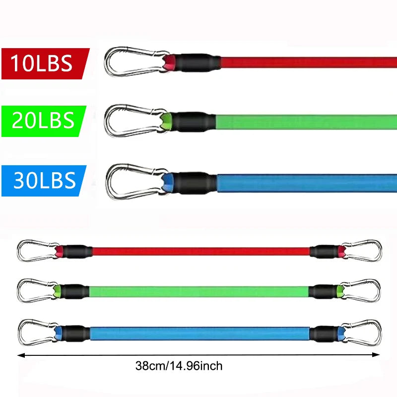Resistance Tube Set with Ankle Straps – Cable Trainer for Glutes & Legs