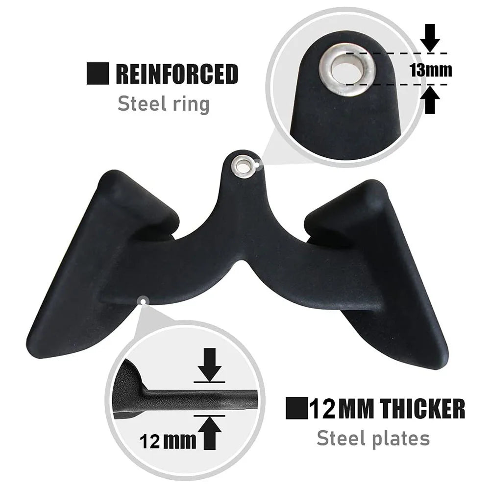 V-Bar Cable Machine Attachment – Rowing & Pulldown Handle