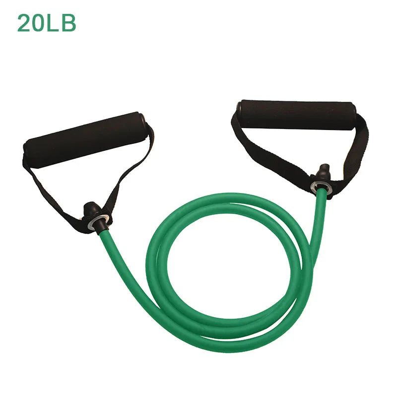 Resistance Tube Band with Handles – Pull Rope Trainer