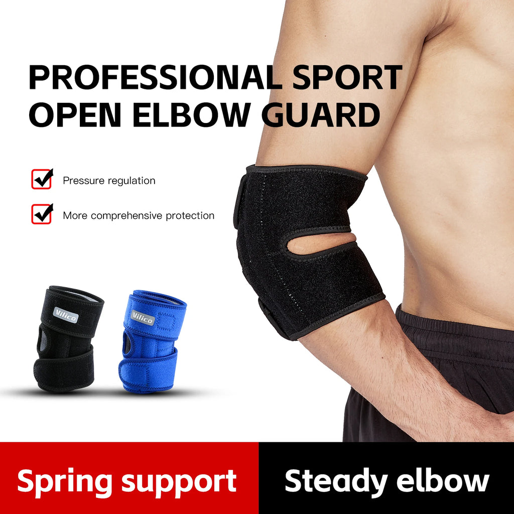 MarkhorAthletics™ 1 Piece Adjustable Elbow Support Brace