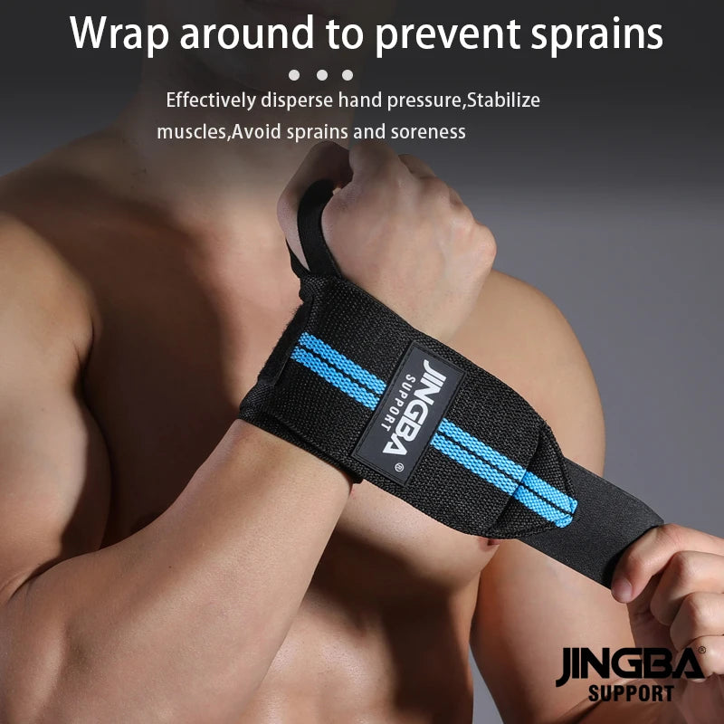 Weightlifting Wrist Wraps with Thumb Loop - Heavy-Duty Wrist Support