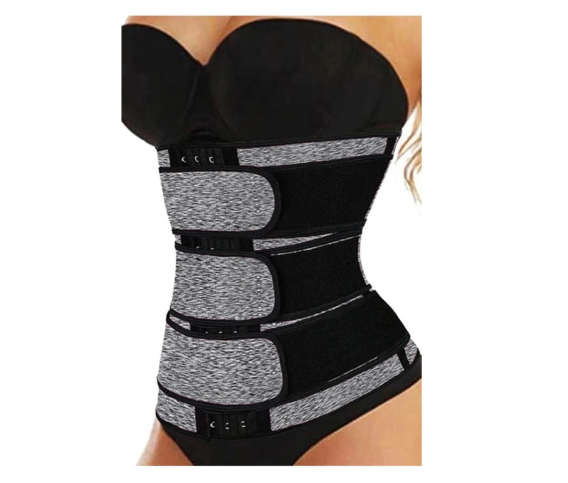 Triple Belt Waist Trainer - Tummy Control Shaperwear for Women