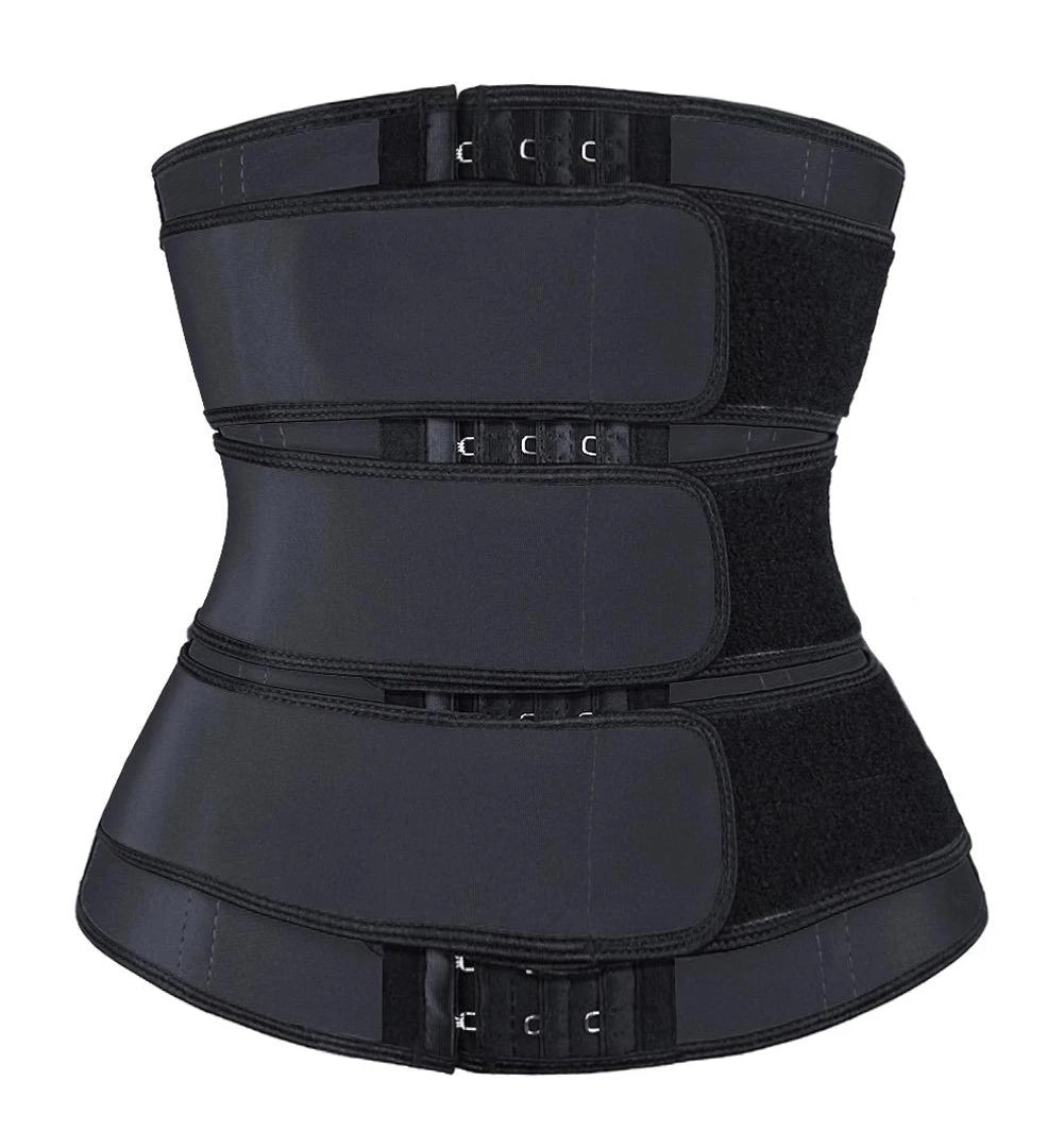 Triple Belt Waist Trainer - Tummy Control Shaperwear for Women