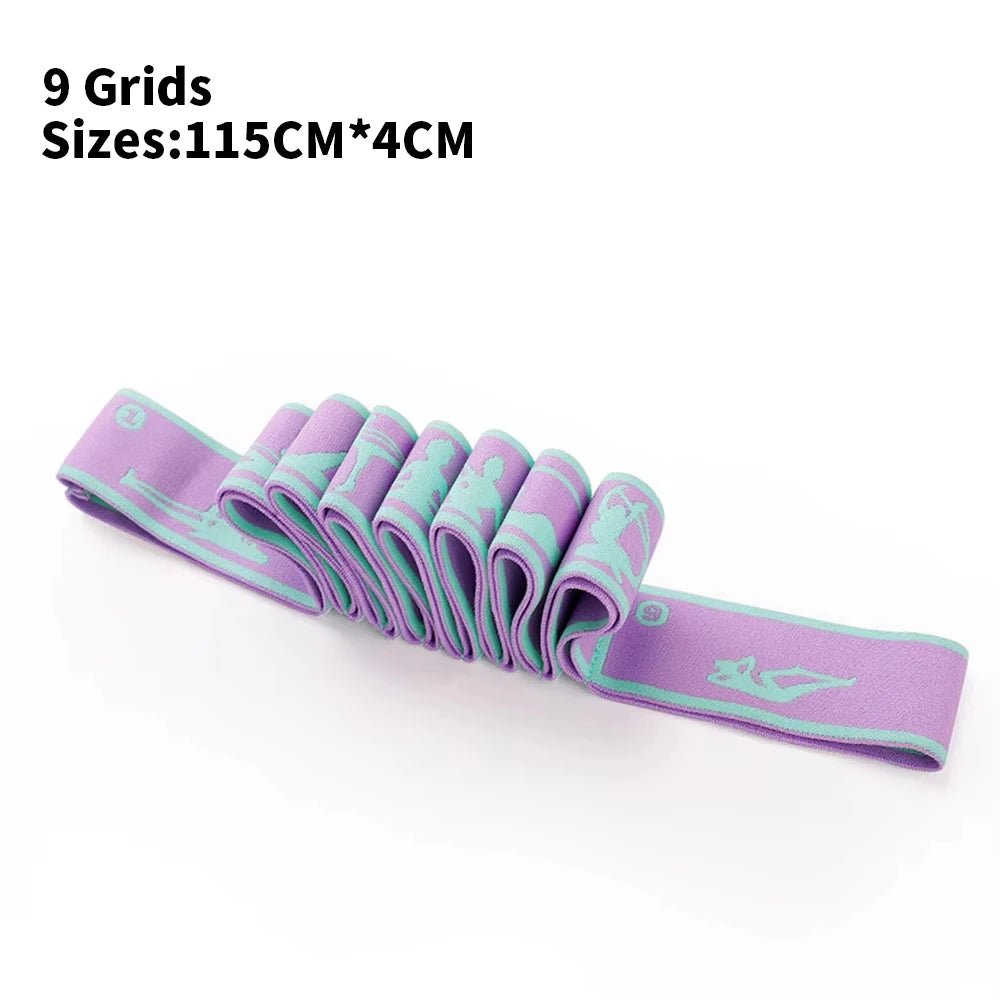 Multi-Section Yoga Stretch Strap - Ballet & Dance Flexibility Band