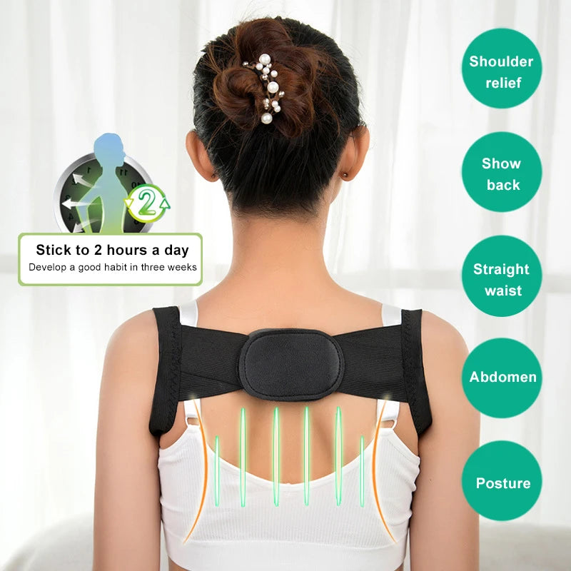 MarkhorAthletics™ Back Brace & Neck Hump Correction Belt