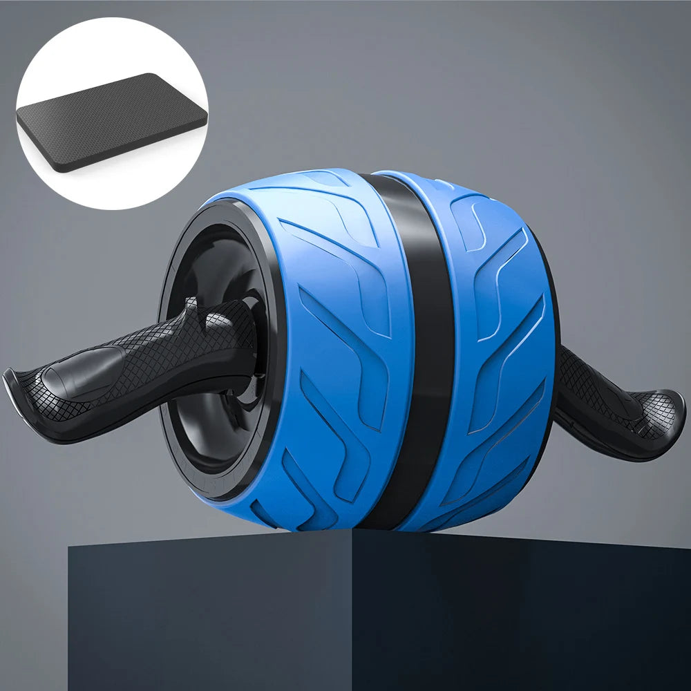 Rebound Ab Roller - Wide Wheel Core Trainer with Knee Mat