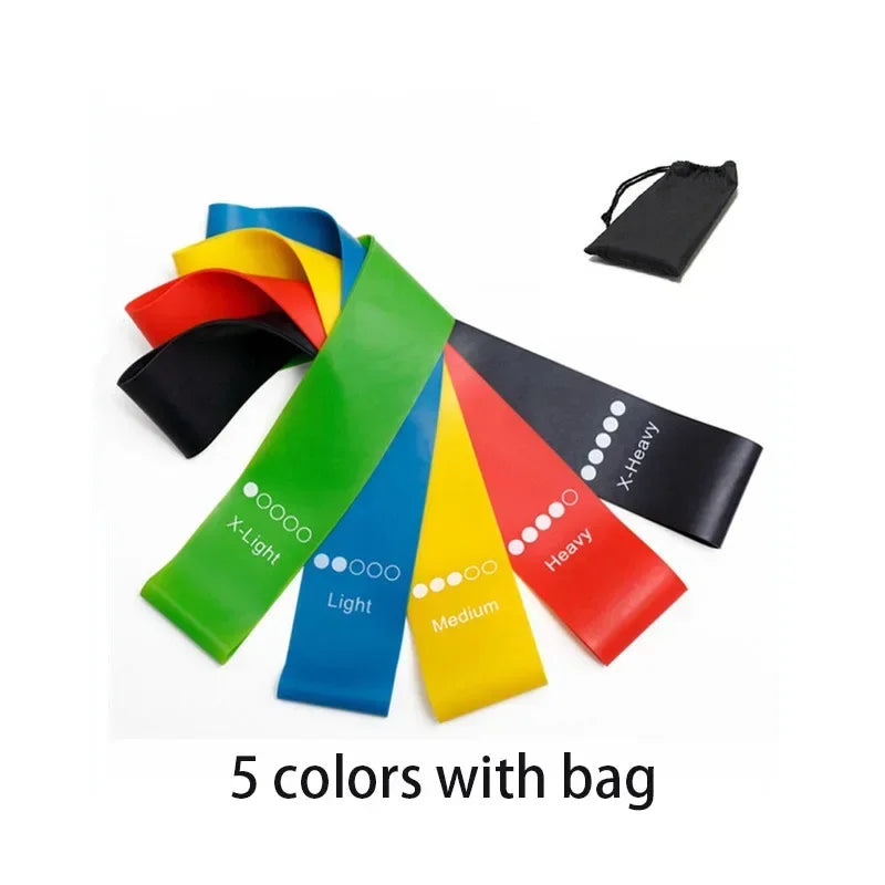 TPE Flat Resistance Loop Bands - 5-Piece Set